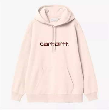 Carhartt WIP W Hooded Carhartt Sweatshirt Wax / Palisander